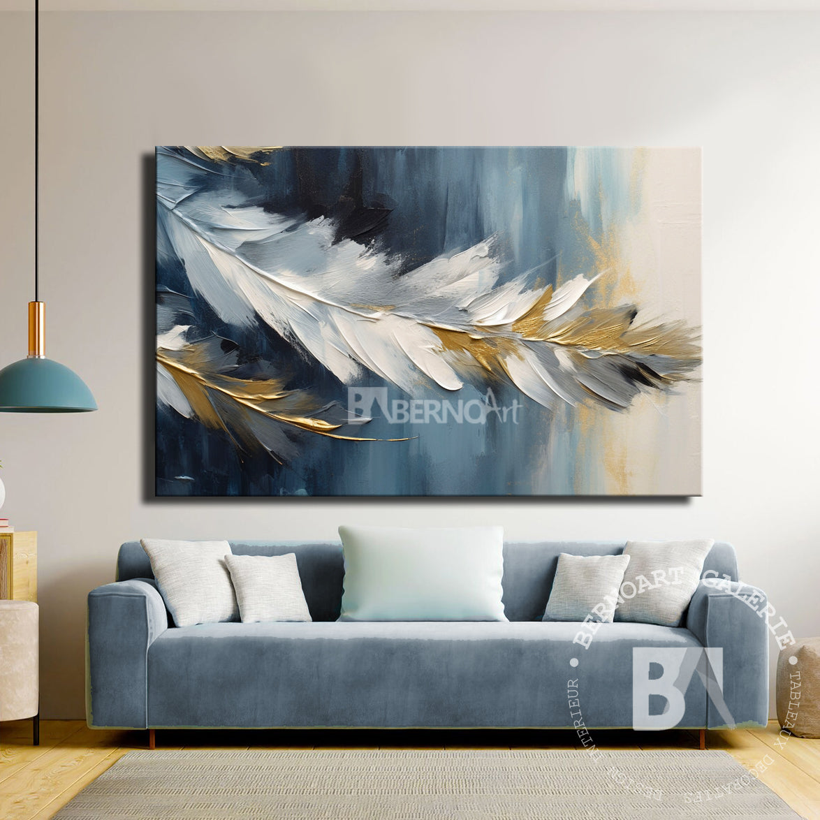 Tableau décoratif -FEATHER- art moderne