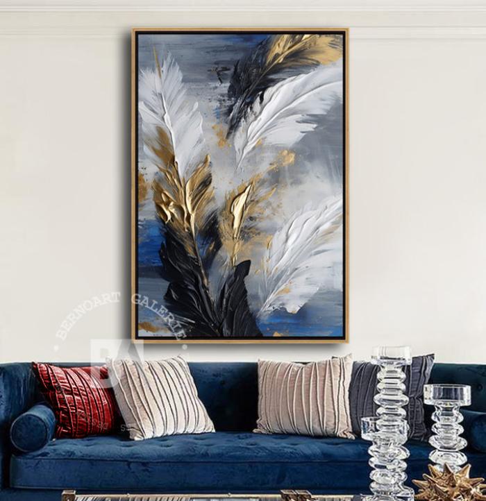 Tableau décoratif -FEATHERS- art moderne