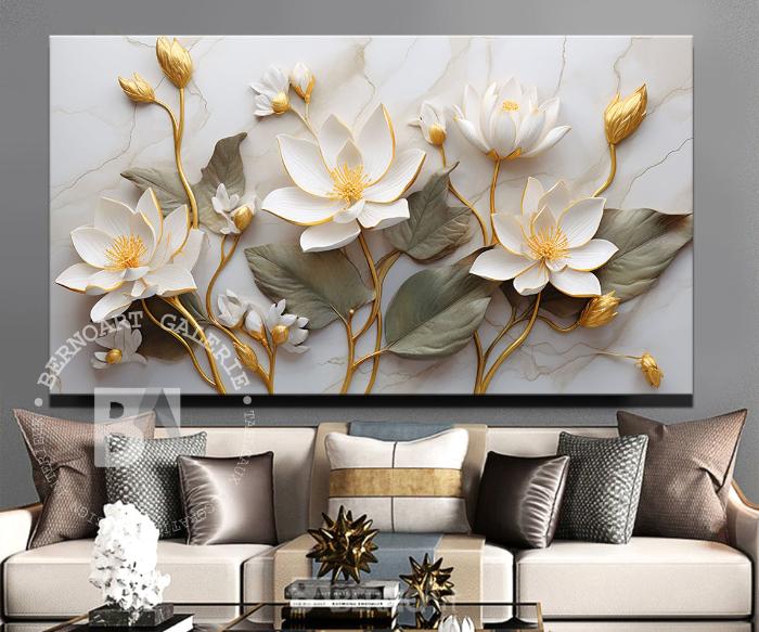Tableau décoratif -lys- art mural – Bernoart