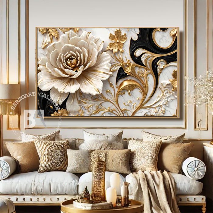 Tableau décoratif -FLOWERS- art mural