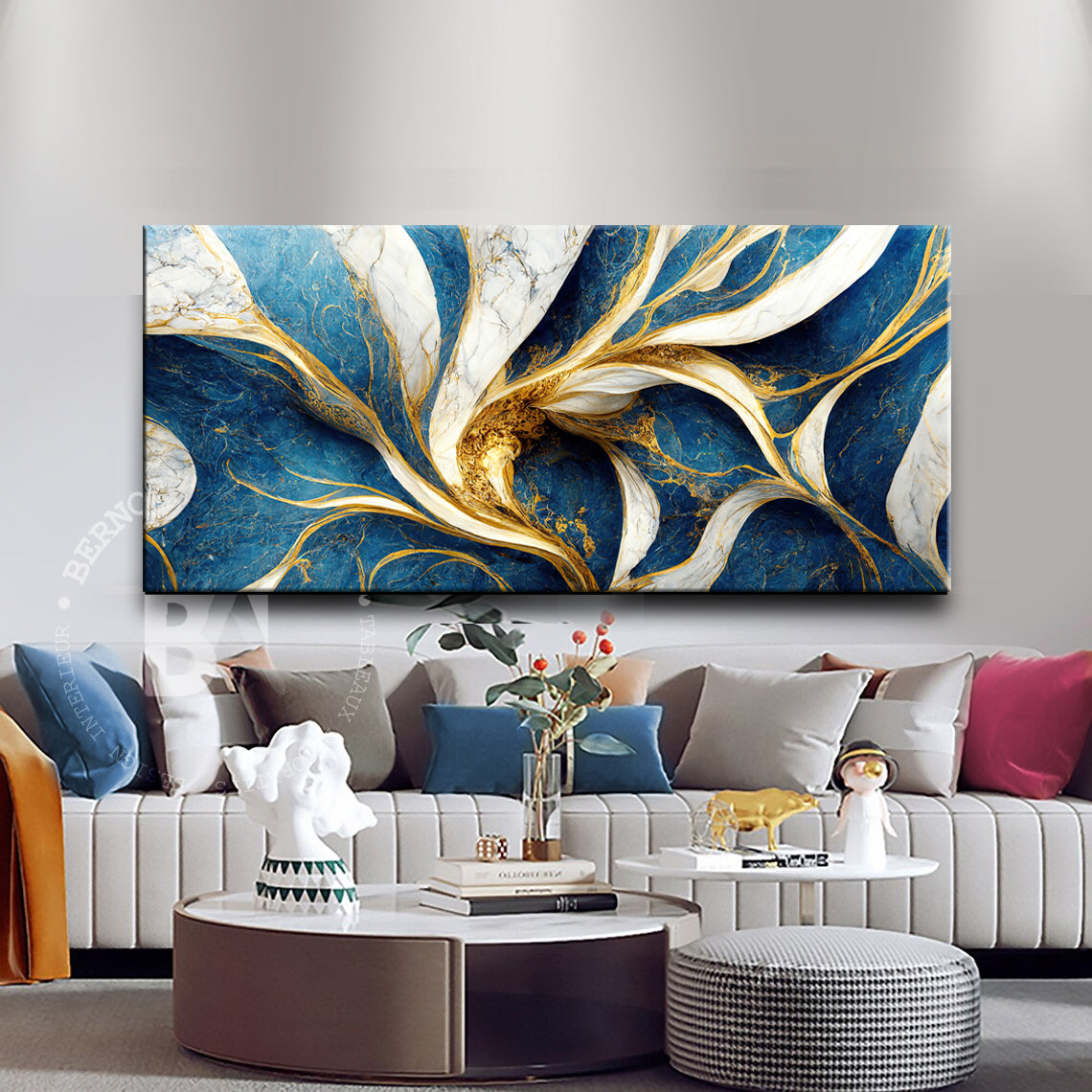 Tableau décoratif Saphir art moderne