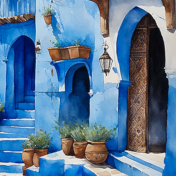 Tableau décoratif -Chefchaouen- art