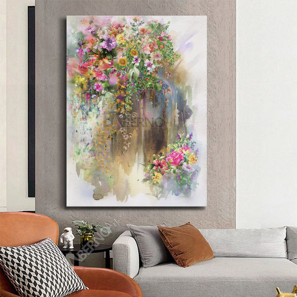 Tableau artistique -Phlox- art floral