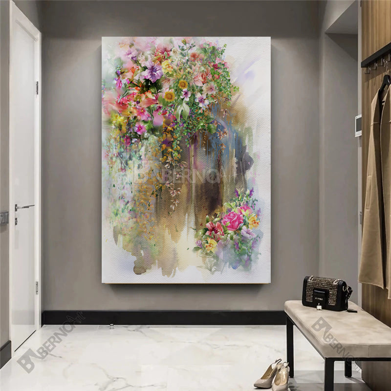 Tableau artistique -Phlox- art floral