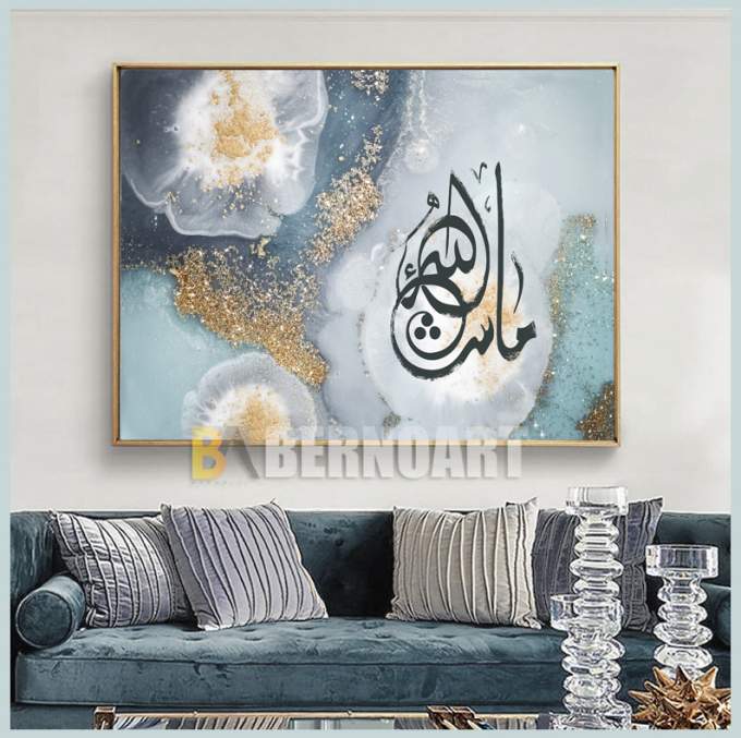 Tableau décoratif Oceon Flower art calligraphie
