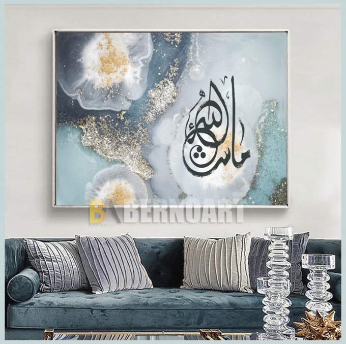 Tableau décoratif Oceon Flower art calligraphie